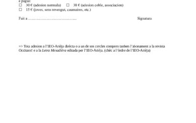 Bulletin d’adesion 2024