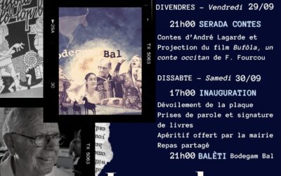 Jornadas Andrieu Lagarda Rivèlh 09 2023 Aficha